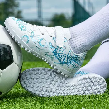 Футболни обувки Messi, детски сделки на едро, Футболни обувки за тренировки по футзалу, Детски спортни маратонки chuteira society, Унисекс обувки