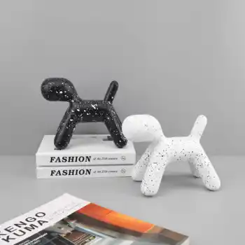Европейският лесен Луксозен абстрактен черно-бял балон, украса за петна куче, украса за детска стая