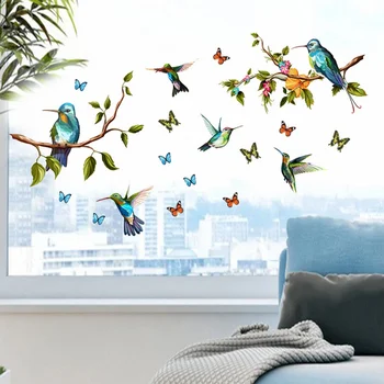 Клонка Спароу Пеперуда Лети Матово PVC Стикер На Прозореца на Хола