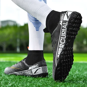 Футболни обувки Messi, Трайни удобни футболни обувки за улицата, леки маратонки за мини-футбол на Едро Chuteira Society