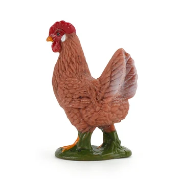 Симулационни модели и пилета от домашни птици и животни, креативни и реалистични фигурки за украса на работния плот във всекидневната