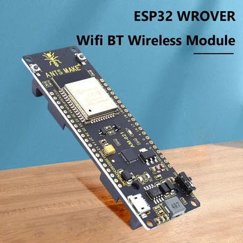 Безжичен модул за ESP32 WROVER с батерии блок 18650, WiFi, Bluetooth-съвместима такса за разработка за управление на умен дом