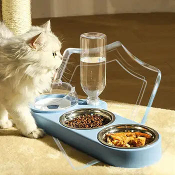 Купа за котки, Автоматична Ясла, Захранващи с вода Със скосен уста, Автоматична Купа за пиене на вода, храна за кучета и котки, Аксесоари за домашни любимци