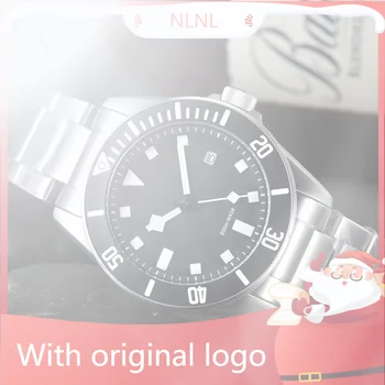 Мъжки часовник Nlnl 904L от неръждаема стомана водоустойчив автоматичен механизъм 41 мм = TR