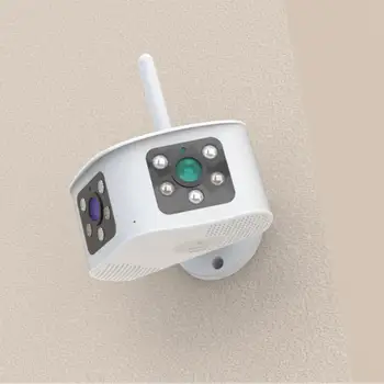 IP камера с изкуствен интелект за откриване на човек 4k 8mp 6mp 180 °, Сверхширокоугольная защита от мълния, Wifi, Камера за видео наблюдение със затворен контур