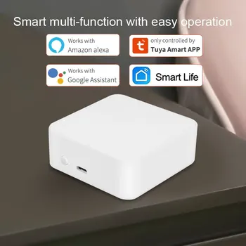 Sasha Zigbee WiFi Bluetooth Smart Multi Mode Портал, Съвместим hub, мост Smart Life APP Control за Алекса Google Home