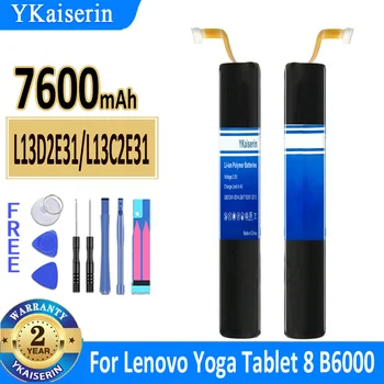 7600 mah YKaiserin Батерия L13D2E31/L13C2E31 за Lenovo Yoga Tablet 8 Tablet8 B6000 B6000-H B6000-F 60044 60043 Bateria