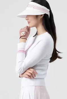 Корейската оригиналната единично облекло за голф, Дамски пуловер, вязаный Спортен Универсален случайни топ за голф