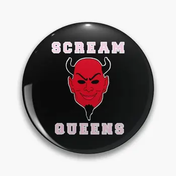 Подарък-Изненада Scream Queens Подаръци Музика Софт Бутон На Жени Шапка Креативен Модерен Декор Яка Брошка На Ревера Дамски Метална Забавно