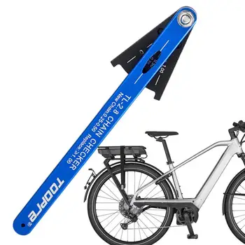 Инструмент за проверка на велосипед верига, инструмент за износване на веригата от алуминиева сплав, Здрав инструмент, за проверка на велосипед верига С висока якост на велосипед верига