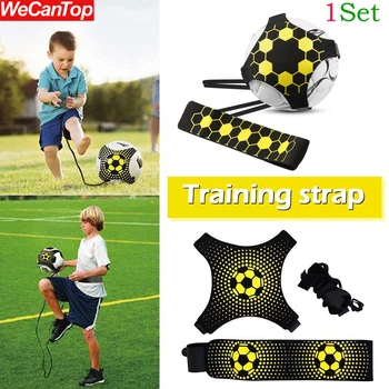 1 Комплект футболен тренировъчен колан за деца, соло тренировъчен колан за практикуване на футбол, Регулируеми Тренировъчен колан за практикуване на футбол, тренировъчен колан за футбол