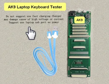 1бр Универсален Тестер на клавиатурата на лаптопа QK AK9, Изпитвателно устройство, машина, поддържани от много марки