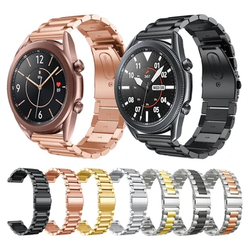 Каишка от неръждаема стомана за Samsung Galaxy Watch 3-45 мм, класически метална гривна за Galaxy Watch3, 41 мм, каишки за часовници