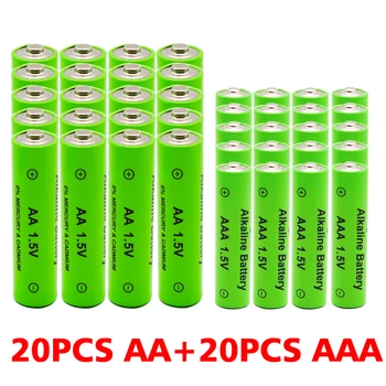 AAA + AA алкална батерия Акумулаторна AA от 1,5 3800 ма - 1,5 ААА 3000 mah, фенерче, играчка часовници, MP3 плейър, безплатна доставка