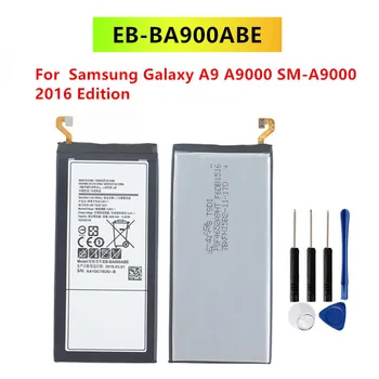 Оригинални Сменяеми батерия EB-BA900ABE за Samsung Galaxy A9 A9000 SM-A9000 2016 г. Съобщение, Батерии за мобилни телефони 4000 mah