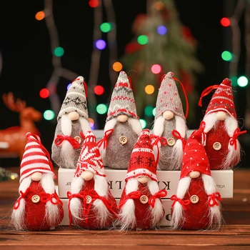 Коледен Гном Безлични Кукла Забавни Коледни Декорации За Дома Коледен Орнамент Коледа Навидад Натал Нова Година 2024