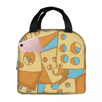 Термоизолированная чанта за обяд с шарени Сирене с анимационни модел, Изолирано чанта за bento, Множество Изолирани чанта-хладилник, Обяд-бокс за пикник