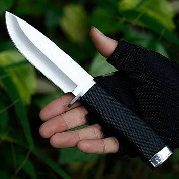 Директен ЕРП-нож Hongmuhan С Меч, Ловен нож с ABS-дръжка, Туристически Ножове за оцеляване, Нож с фиксирано острие