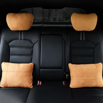 2 бр., Универсален автомобилен облегалка за врата, седалка за Maybach Design S Class, мека Регулируема Възглавница за шията, Черен