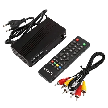 HD99 ДМА HEVC 265 T2, DVB Цифров ТВ тунер H. 265 ТВ-Приемник Full HD DVBT2 Видеодекодер Plug EU