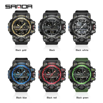 На BIANA Марка G-Style Военни часовници, мъжки цифрови спортни часовници За Мъже, Водоустойчиви Електронни часовници, Мъжки 2022 Relogios