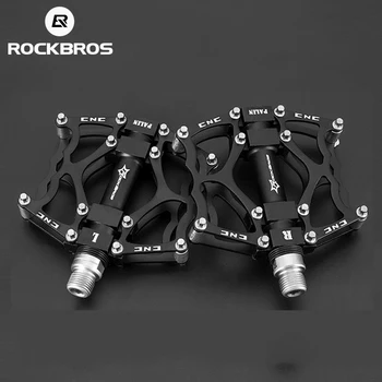 Rockbros официални Педали за планински Велосипед От алуминиева Сплав, срещу плъзгане на Педалите с ЦПУ, Peilin, Кухи издълбани Дизайнерски Педали, Аксесоари