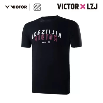 Тениска LEE Zii Jia Victor, модерна спортна риза, дрехи за бадминтон, спортни облекла, поло с къс ръкав 2023