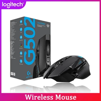 Нова оригинална Детска мишка Logitech G502 HERO LIGHTSPEED Wireless Gaming Mouse е Безжична 2,4 Ghz HERO 16000 точки на инч RGB Подходящ за киберспортивных геймъри