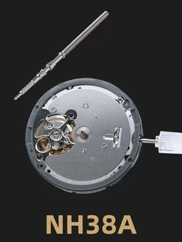 Нов Оригинален Японски механизъм Seiko nh38 nh38a Стандарт NH3 24 скъпоценен камък, Вносни часовници с автоматичен метален высокоточным от (SII)