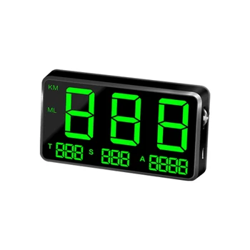 Измерване на скоростта на Скоростомера Автомобилни аксесоари Многоцелеви Широко приложимо Екран аларма шофиране Дисплей Компоненти на автомобила
