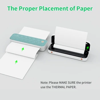 PeriPage A4 Хартия на Принтера 304 dpi USB БТ Термален Безжичен Принтер 210 мм Мобилен Фотопринтер Подкрепа 2 