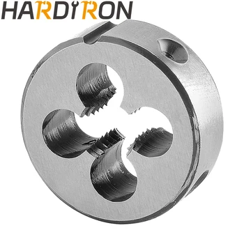Hardiron Metric кръгла матрица за резби M10X0,5, машинно матрица за нарязване на резба M10 x 0,5 Дясна ръка