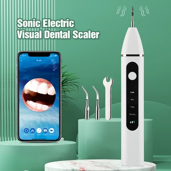 Електрическо Избелване на зъбите, Скалер за премахване на зъбен камък, плака, кафе на петна, зъбен камък, Высокочастотная Звукова четка за зъби За почистване на зъбите