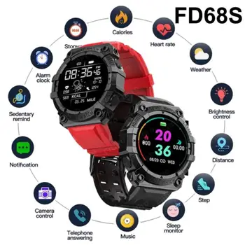 FD68S Смарт Часовници За Мъже И Жени Bluetooth Smartwatch наблюдение на сърдечната честота следи Кръвното Налягане Фитнес Смарт Гривна гривна фитнес