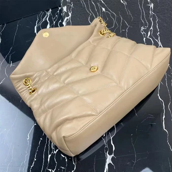Нова Мода Класически Дамски чанта от овча Кожа с Чанта през едно рамо в Ретро стил и Луксозна Дамска чанта