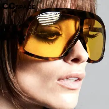 56631 Големи Слънчеви очила в стил пънк За мъже И жени, Модни Очила за каране с защита от uv голям размер Uv400