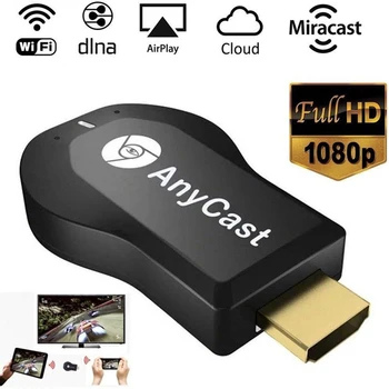 Anycast M2 Plus Miracast TV Stick Адаптер Wifi Огледален дисплей на Приемника Ключ Chromecast Безжичен 1080p за ios и Android