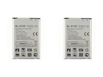 2x3000 ма Взаимозаменяеми Батерия за LG G4 BL-51YF H815 H811 H810 VS986 VS999 US991 LS991 F500 G Stylo F500 F500S F500L F500K