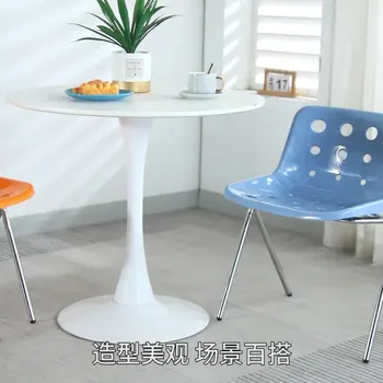 190современный обикновен евтин стол в южнокорейском стил ins, средновековен кухи кафе стол, мрежест стол за ресторант с червен чай с мляко