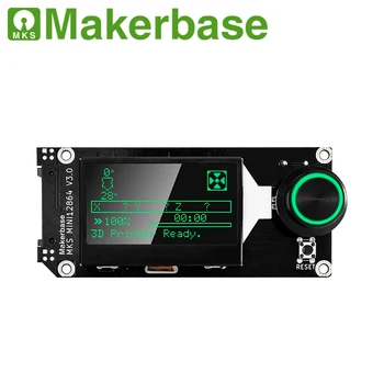 Makerbase MKS MINI12864 V3 Поставяне на SD-карта Отстрани на LCD смарт екран на 3D принтер резервни Части MKS SKR VORON mini 12864