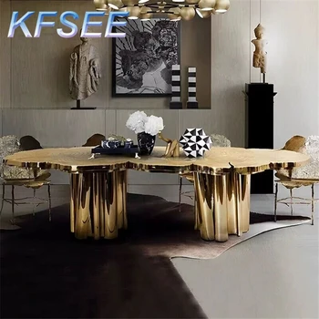 Маса за хранене Home Ins луксозни Kfsee с дължина 180 см