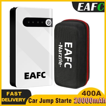 EAFC 12V 400A Авто спусък Авариен Батерия Booster Auto Starter 20000mAh USB Зареждане на Батерията с led Фенерче