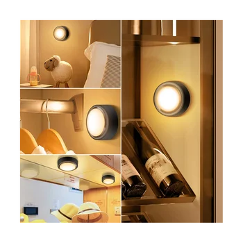 Фоновото осветление на Шайби с дистанционно управление, 16 Цвята RGB LED Под Подсветка на кабинета, Безжична Осветление Миене на Батерии за кабинет, Спалня