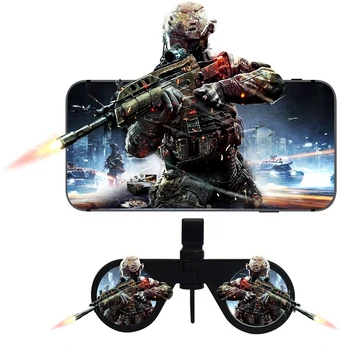 Мини Сгъваем 3D Очила за виртуална Реалност VR за Samsung Galaxy S8 S9 Plus Смартфон Xiaomi 3d Филми 3 D Стъклени Лещи Vrbox Box