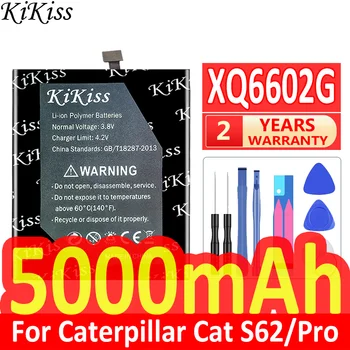Мощна батерия KiKiss с капацитет 5000 mah XQ6602G (S62) за батерии на мобилни телефони Caterpillar Cat S62/Pro S62Pro