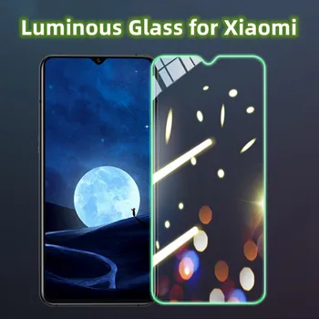 Светлинен стъкло за Xiaomi Redmi K50, K40 Pro K40s Gaming Screen Protector Redmi Note 11 Pro 11SE Светещ Закалена филм на Неприкосновеността на личния живот