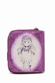 Чантата с образа на младо момиче, опаковане карти