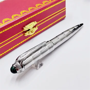 Луксозни химикалки Ca Silver За Писма, Гладка Офис-Канцеларски материали, Класически Злато, Уникален дизайн, Комбинация от линии