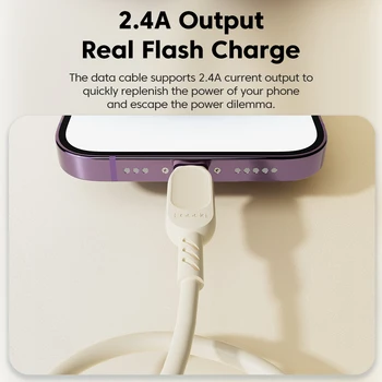 USB кабел Tooci 2.4 A за Iphone 14 13 12 11 X Зарядни устройства за Бързо Зареждане Зарядно устройство Baseus за iPad Тел Кабел от 3 м