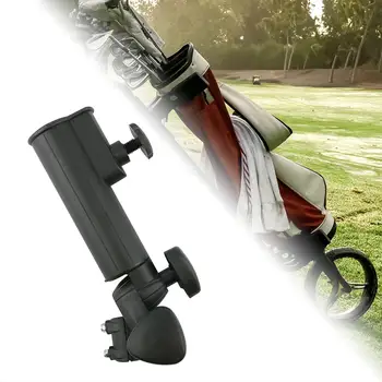 Титуляр чадър за количка за голф с регулируем ъгъл на наклона, практичен универсален
